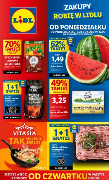Leták Lidl - 7.8.2023 - 12.8.2023.