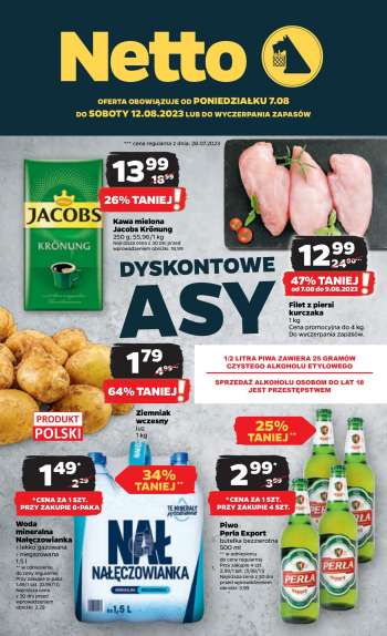 Gazetka Netto - 7.08.2023 - 12.08.2023.