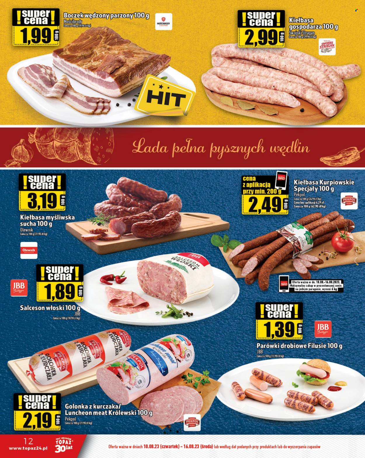Gazetka Topaz - 10.08.2023 - 16.08.2023. Strona 12