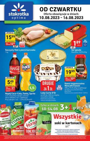 Gazetka Stokrotka Optima - 10.08.2023 - 16.08.2023.
