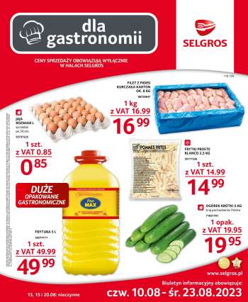Gazetka Selgros - 10.08.2023 - 23.08.2023.