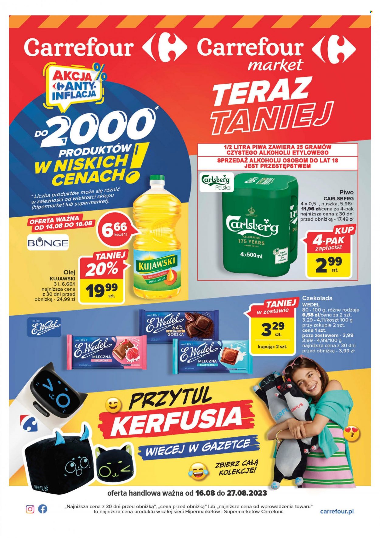 Gazetka Carrefour - 16.08.2023 - 27.08.2023. Strona 1