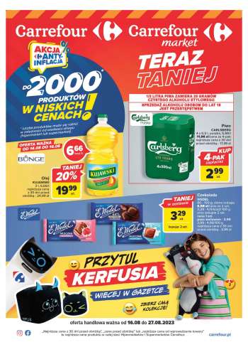 Gazetka Carrefour - 16.08.2023 - 27.08.2023.