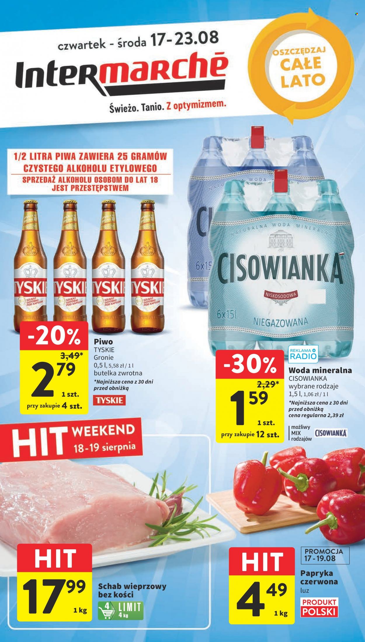 Gazetka Intermarché - 17.08.2023 - 23.08.2023. Strona 1