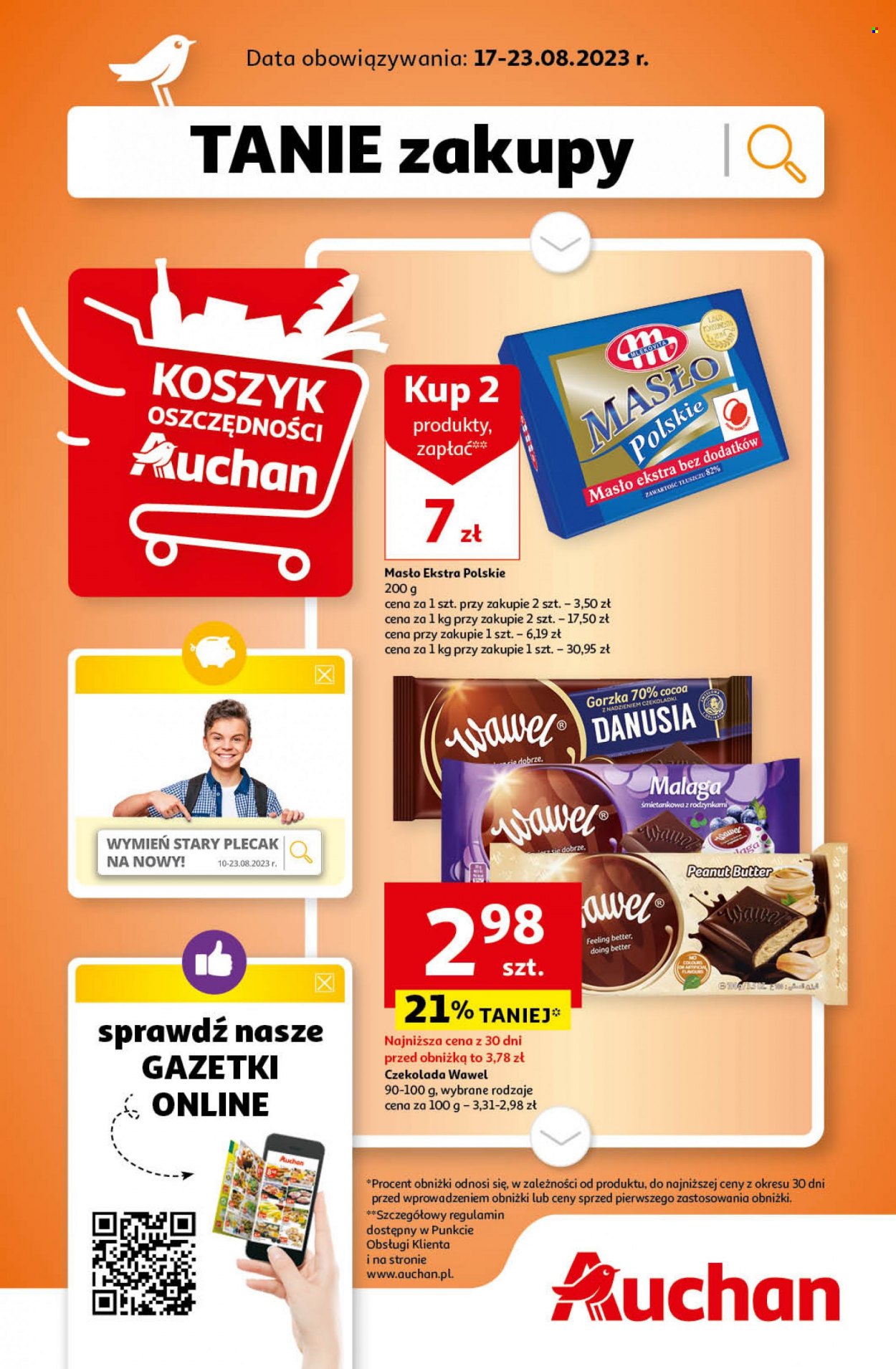 Gazetka Auchan - 17.08.2023 - 23.08.2023. Strona 1