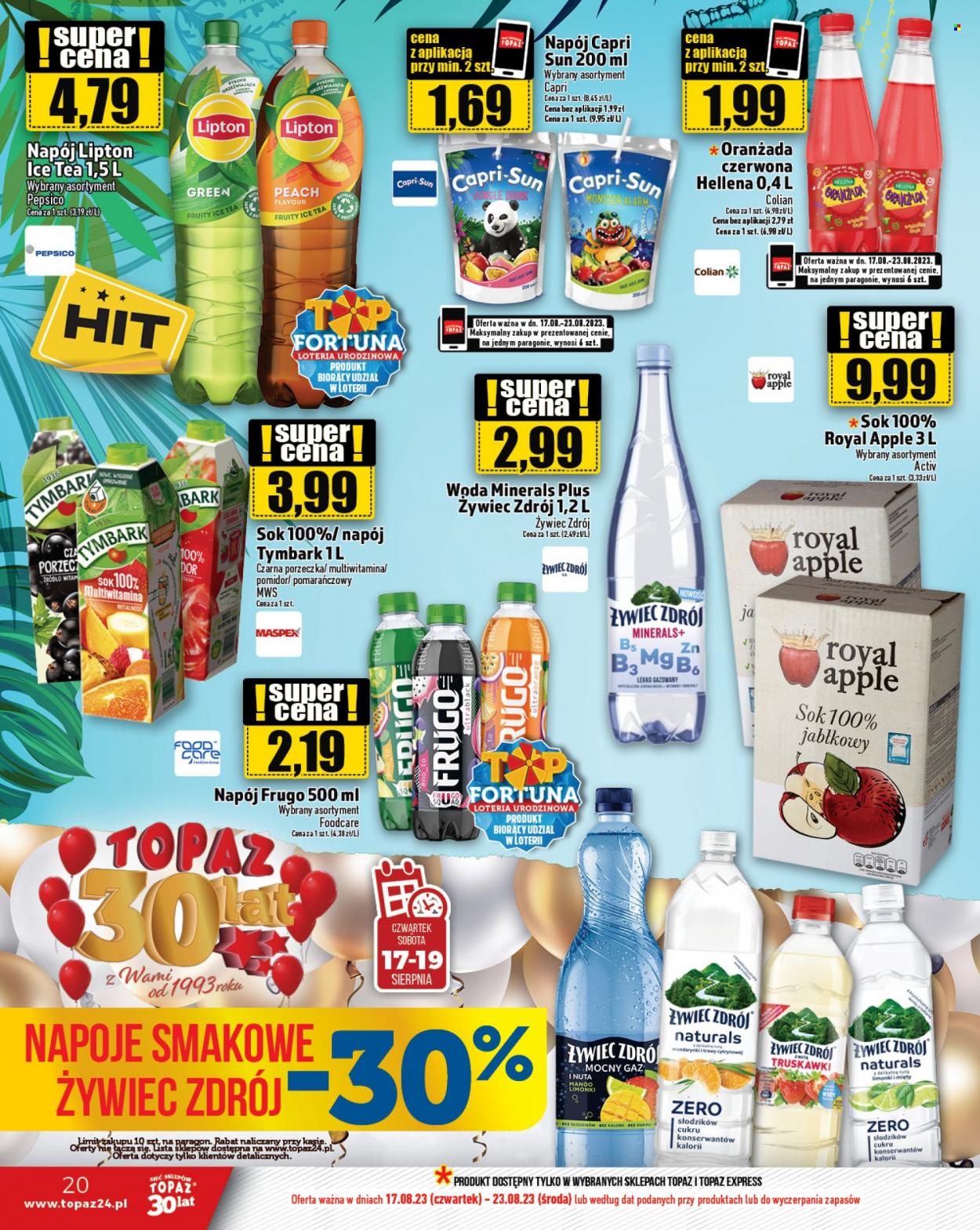 Gazetka Topaz - 17.08.2023 - 23.08.2023. Strona 20