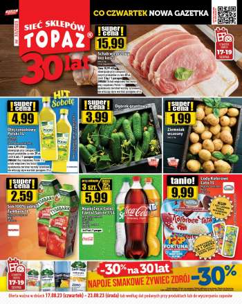 Gazetka Topaz - 17.08.2023 - 23.08.2023.