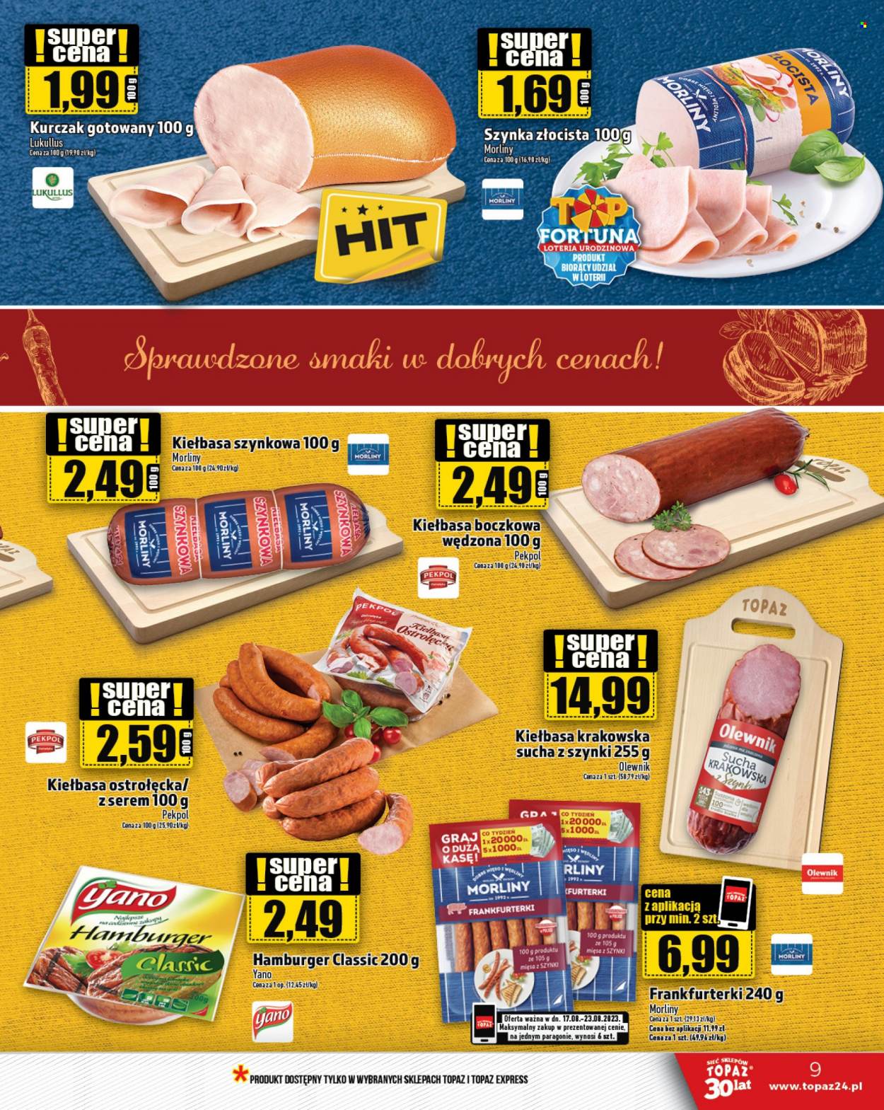 Gazetka Topaz - 17.08.2023 - 23.08.2023. Strona 9