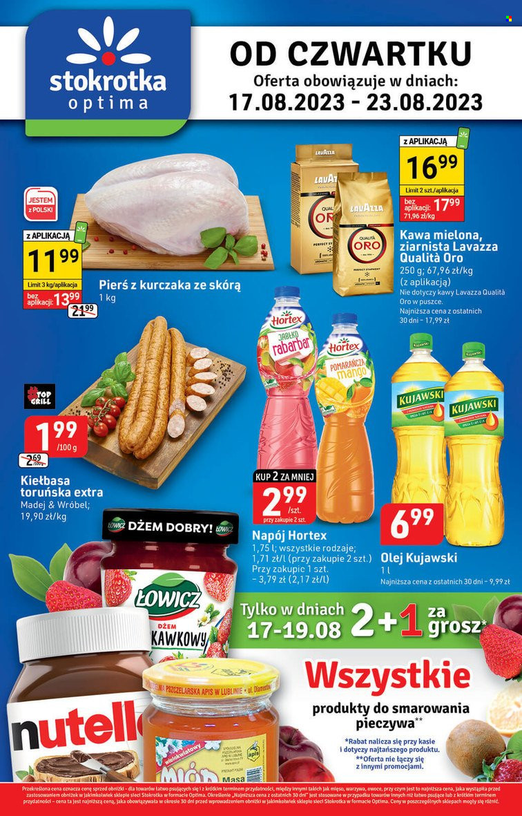 Gazetka Stokrotka Optima - 17.08.2023 - 23.08.2023. Strona 1