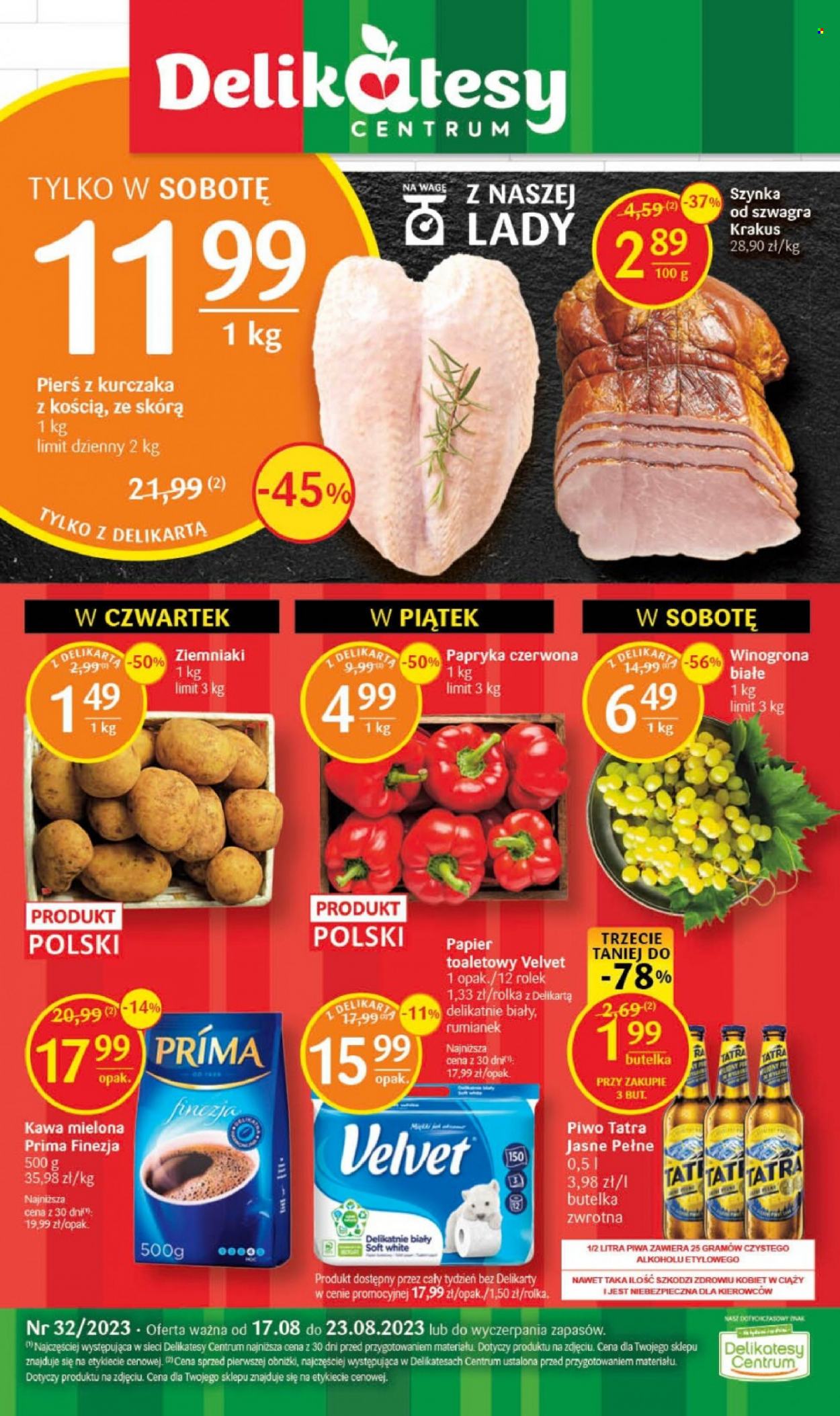 Gazetka Delikatesy Centrum - 17.08.2023 - 23.08.2023. Strona 1