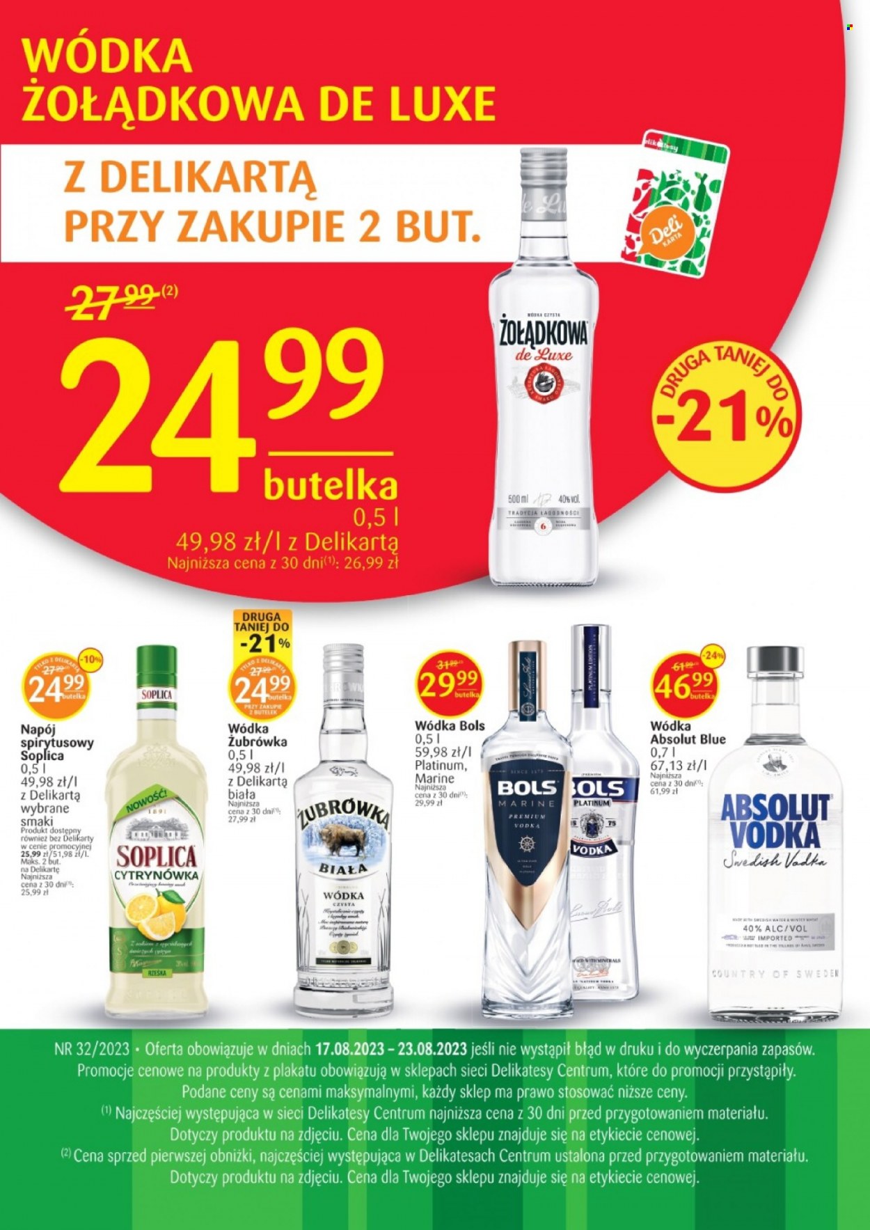 Gazetka Delikatesy Centrum - 17.08.2023 - 23.08.2023. Strona 1