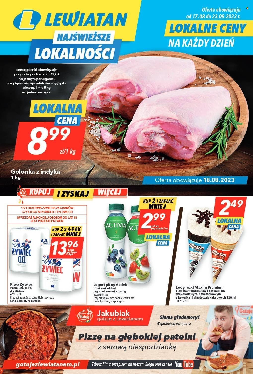 Gazetka Lewiatan - 17.08.2023 - 23.08.2023. Strona 1