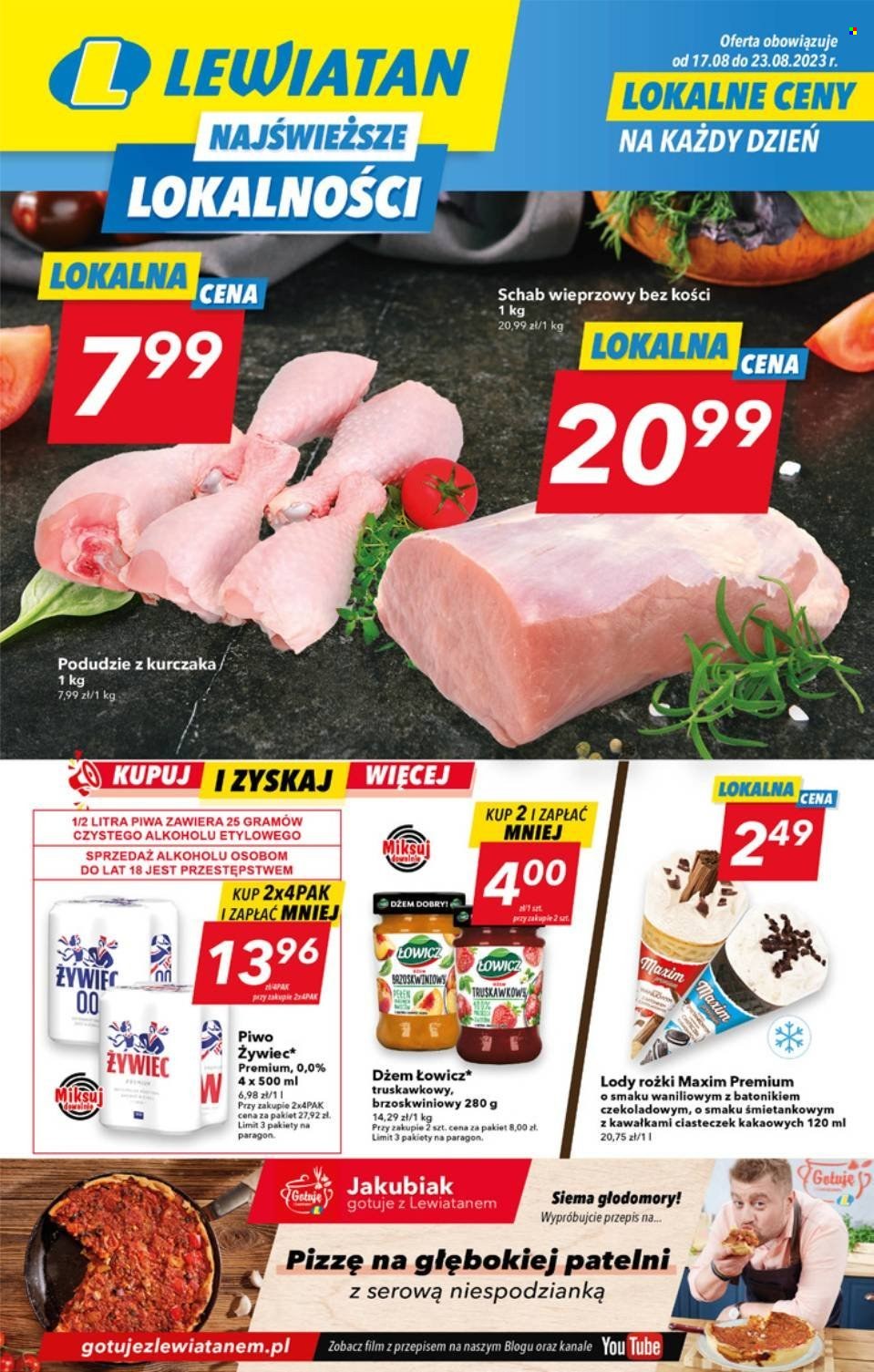 Gazetka Lewiatan - 17.08.2023 - 23.08.2023. Strona 1
