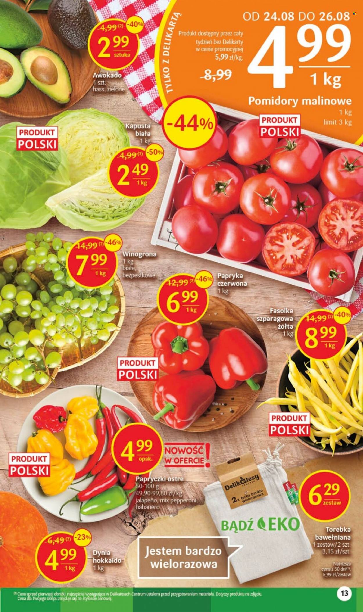 Gazetka Delikatesy Centrum - 24.08.2023 - 30.08.2023. Strona 13