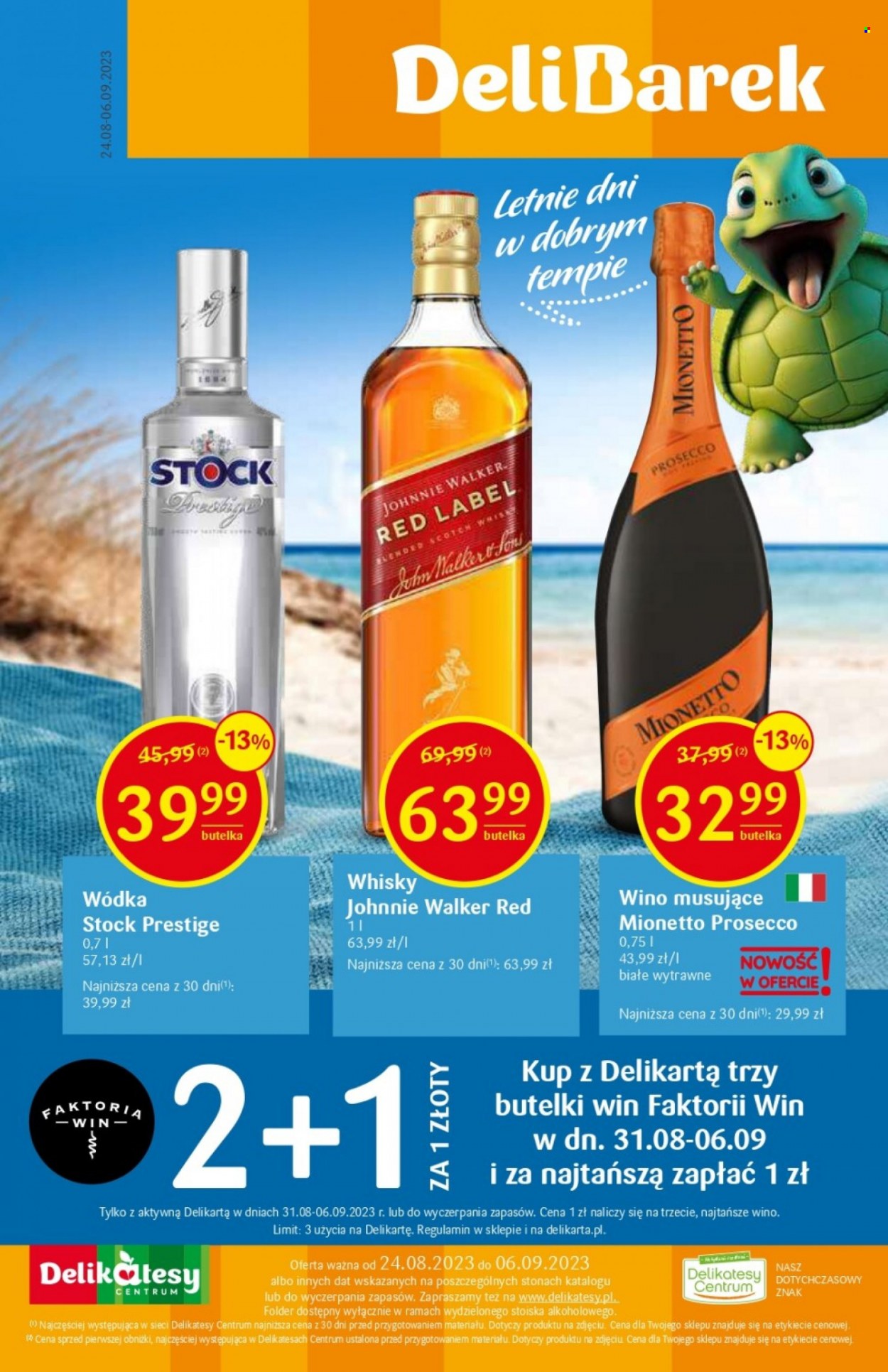 Gazetka Delikatesy Centrum - 24.08.2023 - 6.09.2023. Strona 1