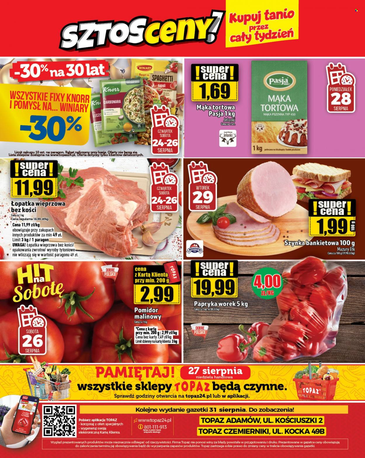 Gazetka Topaz - 24.08.2023 - 30.08.2023. Strona 24