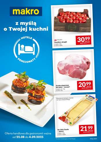Gazetka Makro - 22.08.2023 - 4.09.2023.