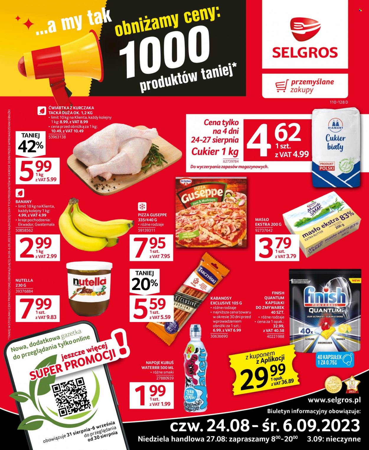 Gazetka Selgros - 24.08.2023 - 6.09.2023. Strona 1