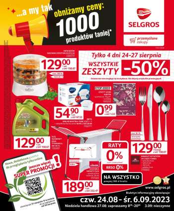Gazetka Selgros - 24.08.2023 - 6.09.2023.