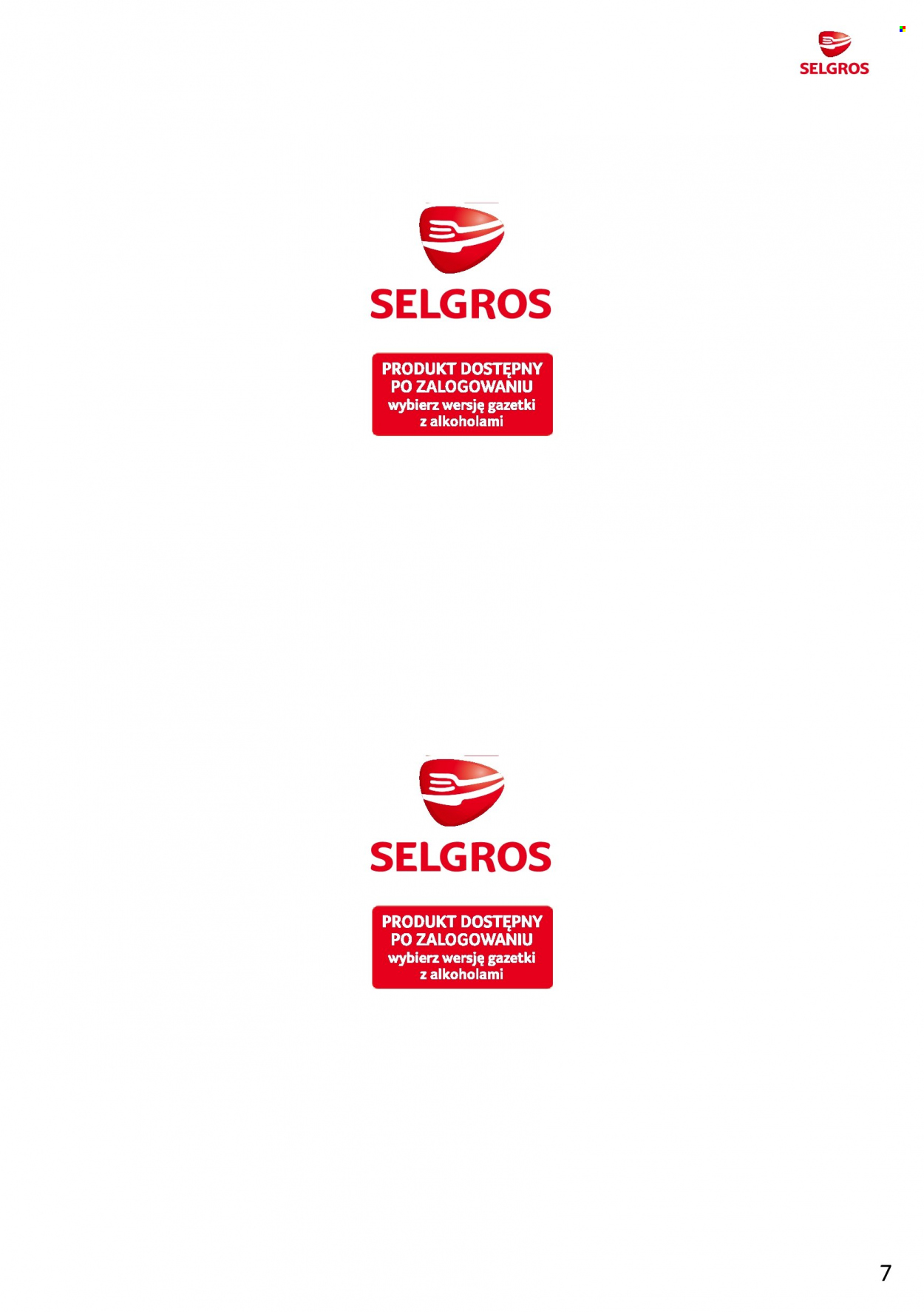 Gazetka Selgros - 24.08.2023 - 6.09.2023. Strona 7