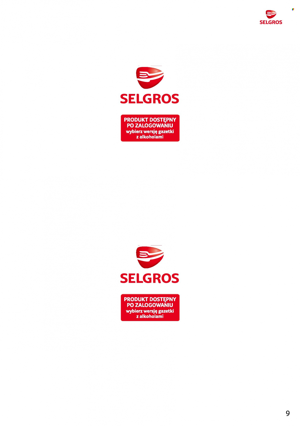 Gazetka Selgros - 24.08.2023 - 6.09.2023. Strona 9
