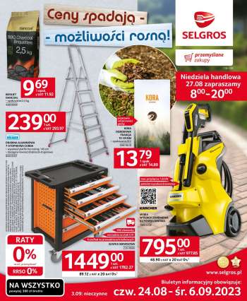 Gazetka Selgros - 24.08.2023 - 6.09.2023.