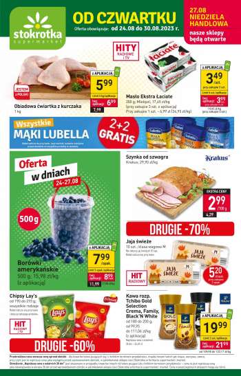 Gazetka Stokrotka Supermarket - 24.08.2023 - 30.08.2023.