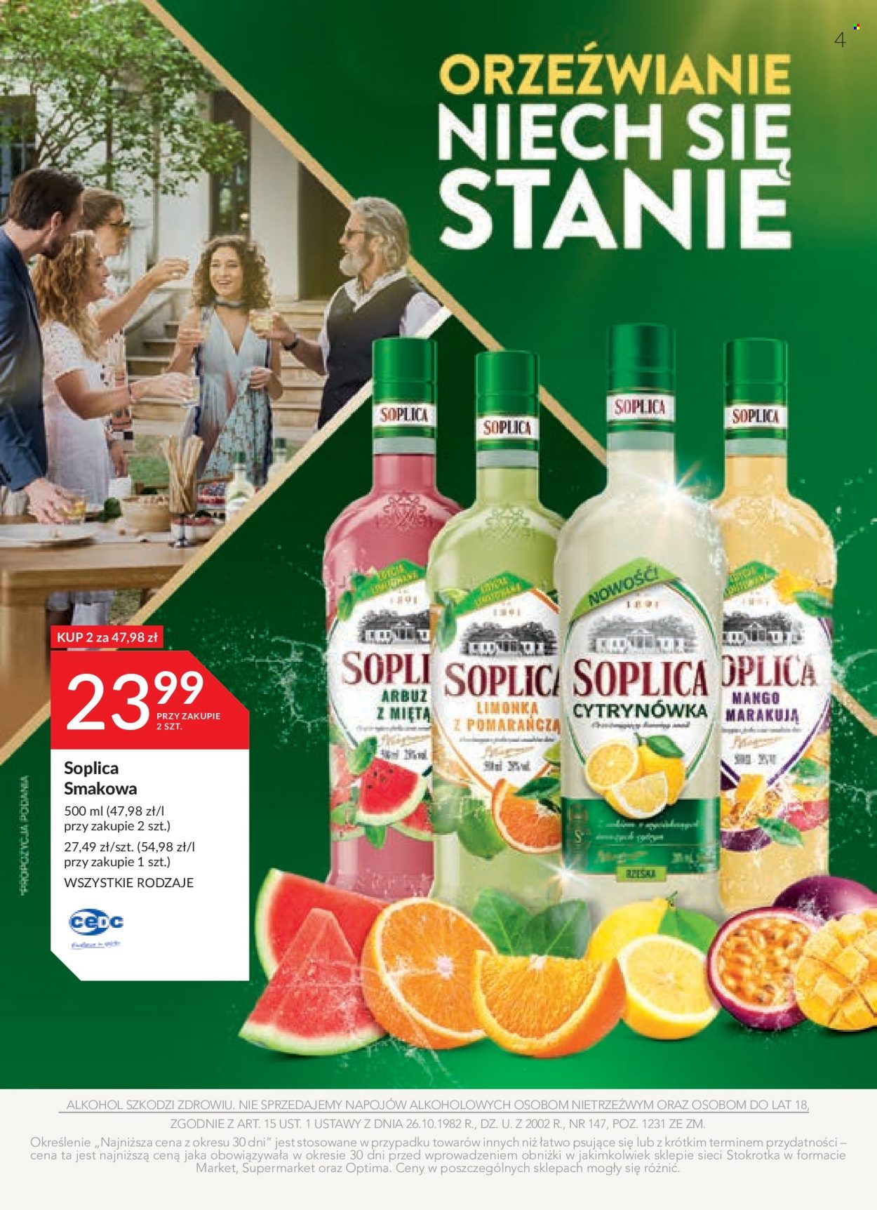 Gazetka Stokrotka Supermarket - 17.08.2023 - 13.09.2023. Strona 4
