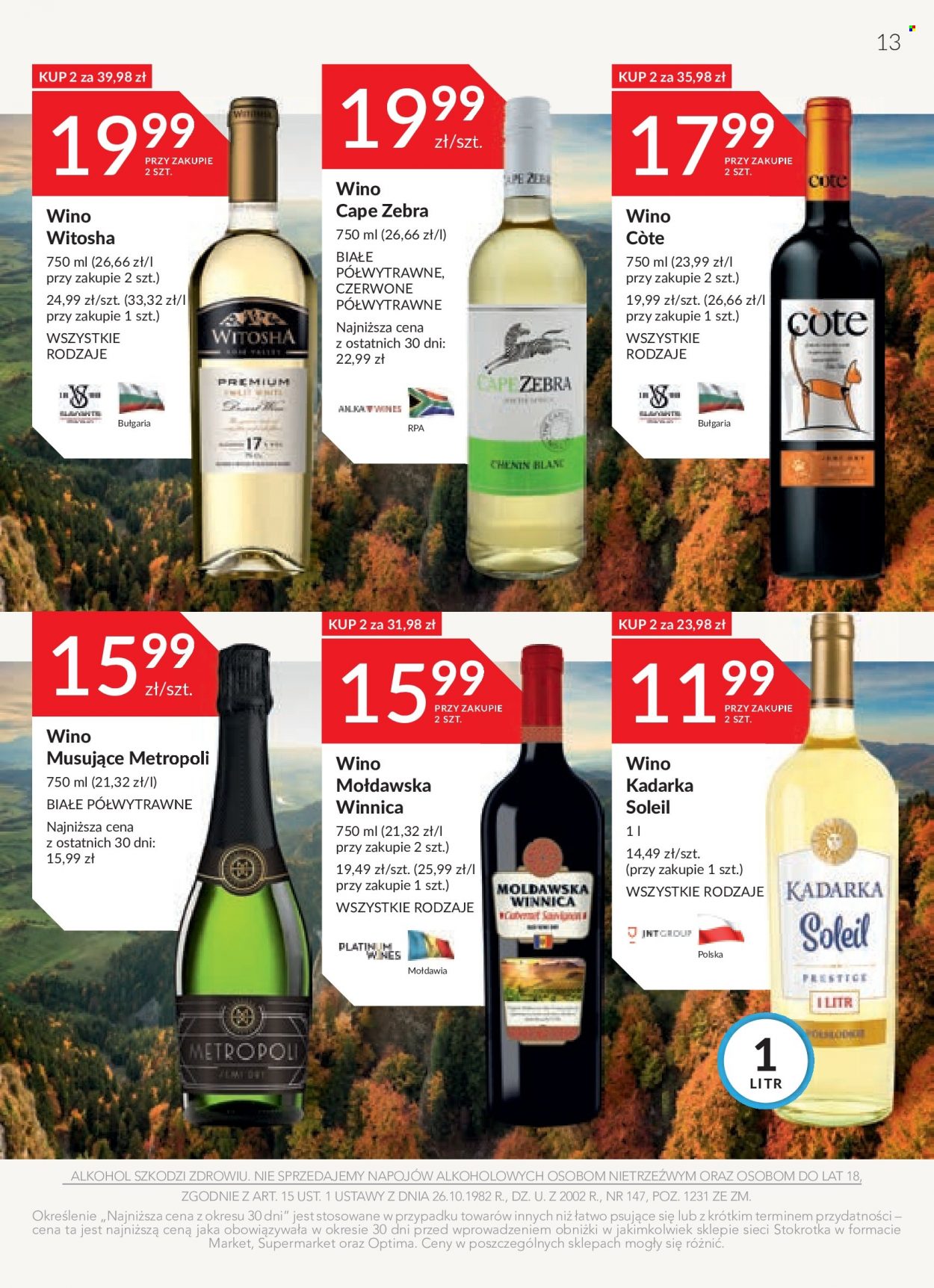 Gazetka Stokrotka Supermarket - 17.08.2023 - 13.09.2023. Strona 13