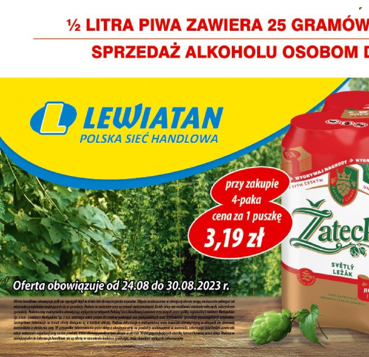 Gazetka Lewiatan - 24.08.2023 - 30.08.2023. Strona 4