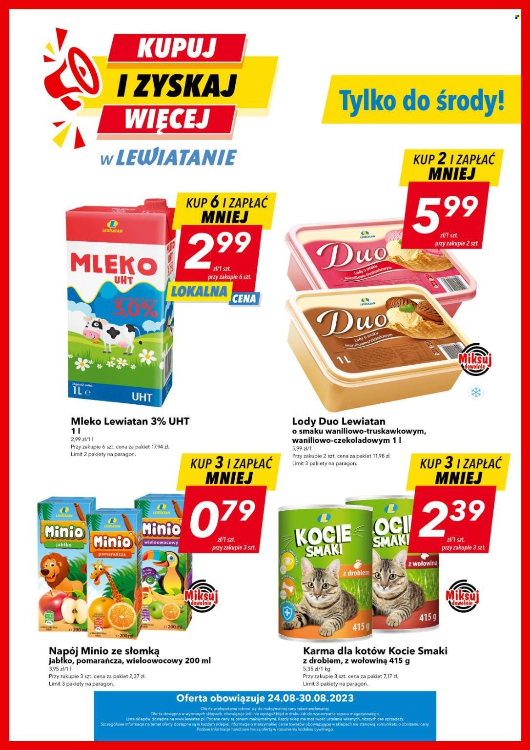 Gazetka Lewiatan - 24.08.2023 - 30.08.2023. Strona 1