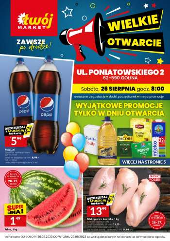 Gazetka Twój Market - 26.08.2023 - 29.08.2023.