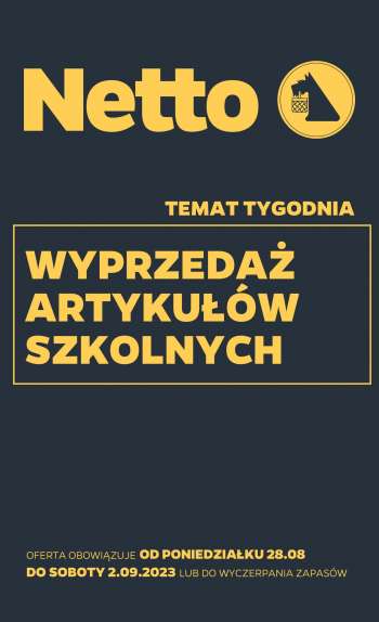 Gazetka Netto - 28.08.2023 - 2.09.2023.