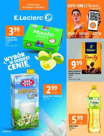 Gazetka E.Leclerc - 29.08.2023 - 11.09.2023.