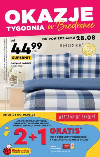 Gazetka Biedronka - 28.08.2023 - 13.09.2023.