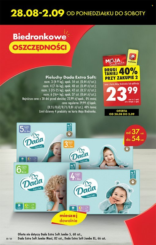 Gazetka Biedronka - 28.08.2023 - 2.09.2023. Strona 22