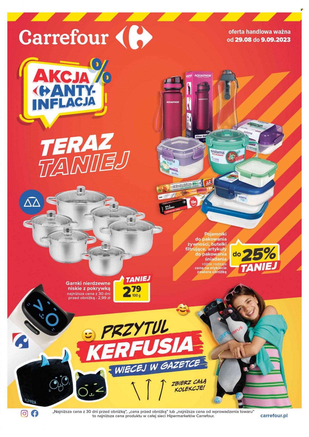 Gazetka Carrefour - 29.08.2023 - 9.09.2023. Strona 1