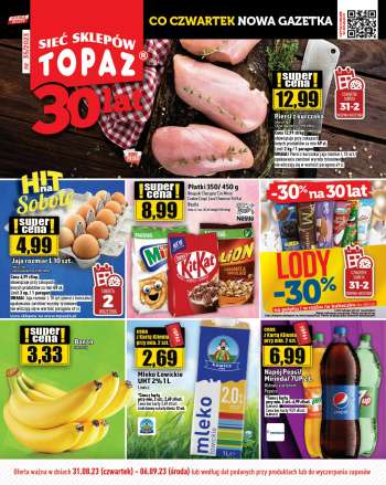 Gazetka Topaz - 31.08.2023 - 6.09.2023.