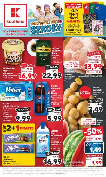 Leták Kaufland - 31.8.2023 - 6.9.2023.
