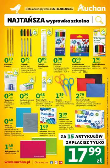 Gazetka Auchan - 29.08.2023 - 31.08.2023.