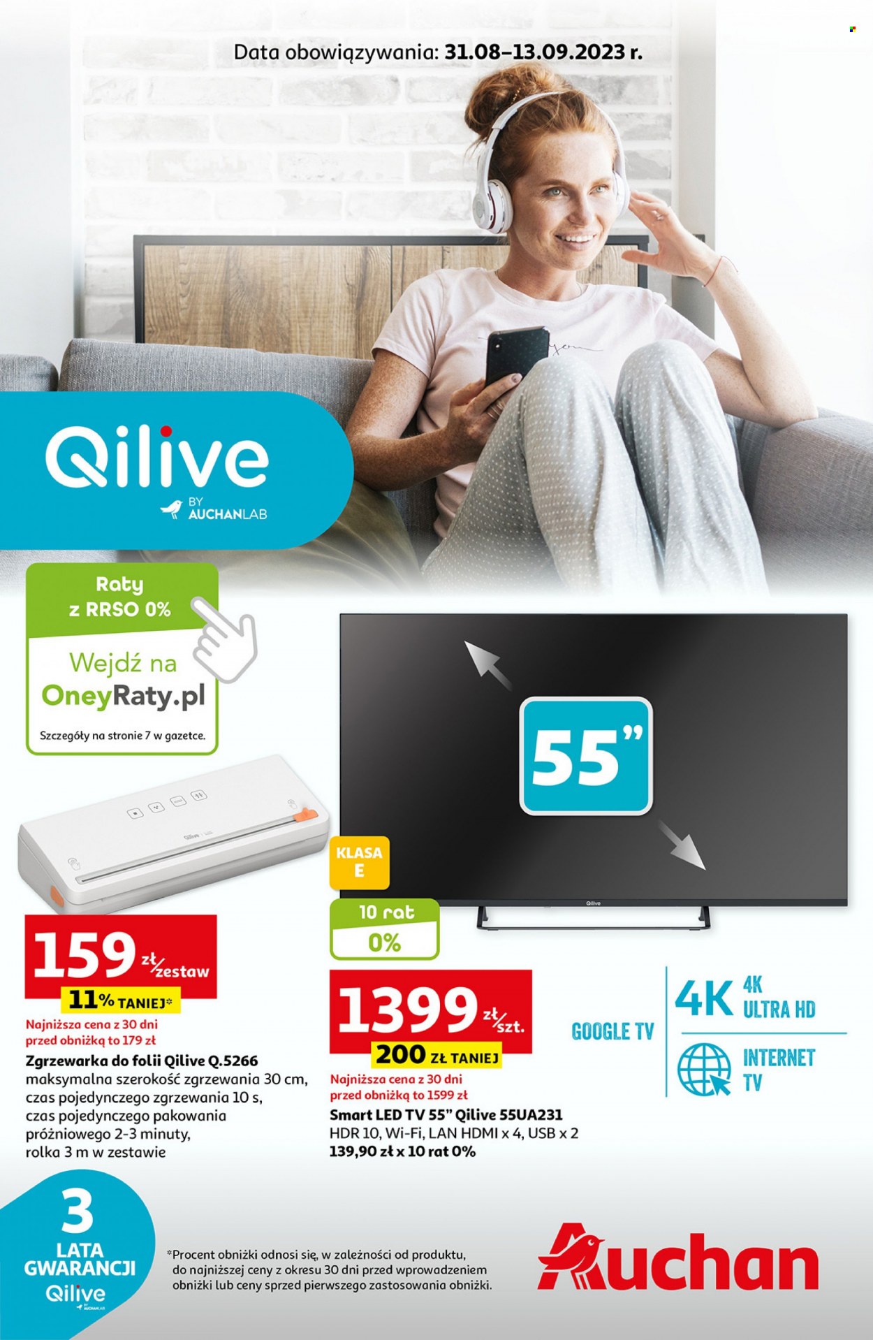 Gazetka Auchan - 31.08.2023 - 13.09.2023. Strona 1
