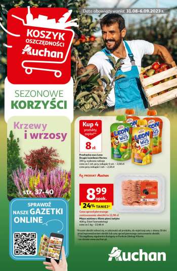 Gazetka Auchan - 31.08.2023 - 6.09.2023.