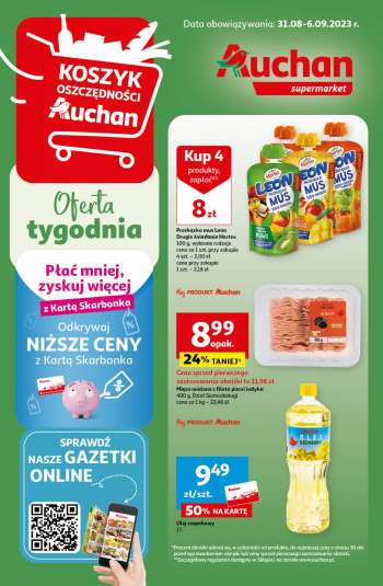 Gazetka Auchan - 31.08.2023 - 6.09.2023.