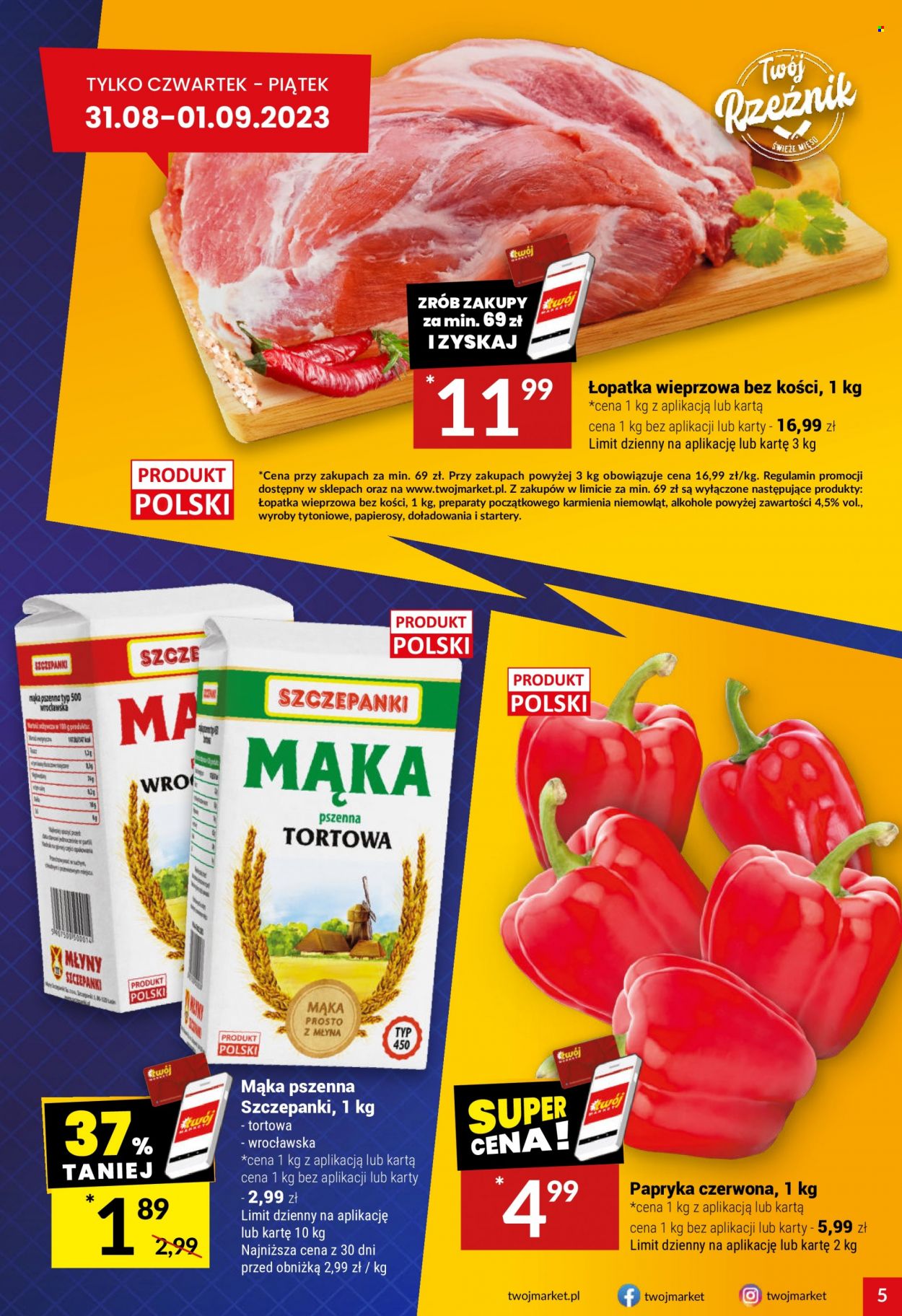Gazetka Twój Market - 30.08.2023 - 5.09.2023. Strona 5