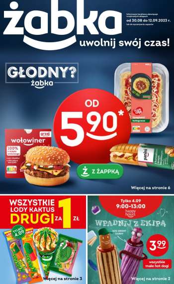 Gazetka Żabka - 30.08.2023 - 12.09.2023.