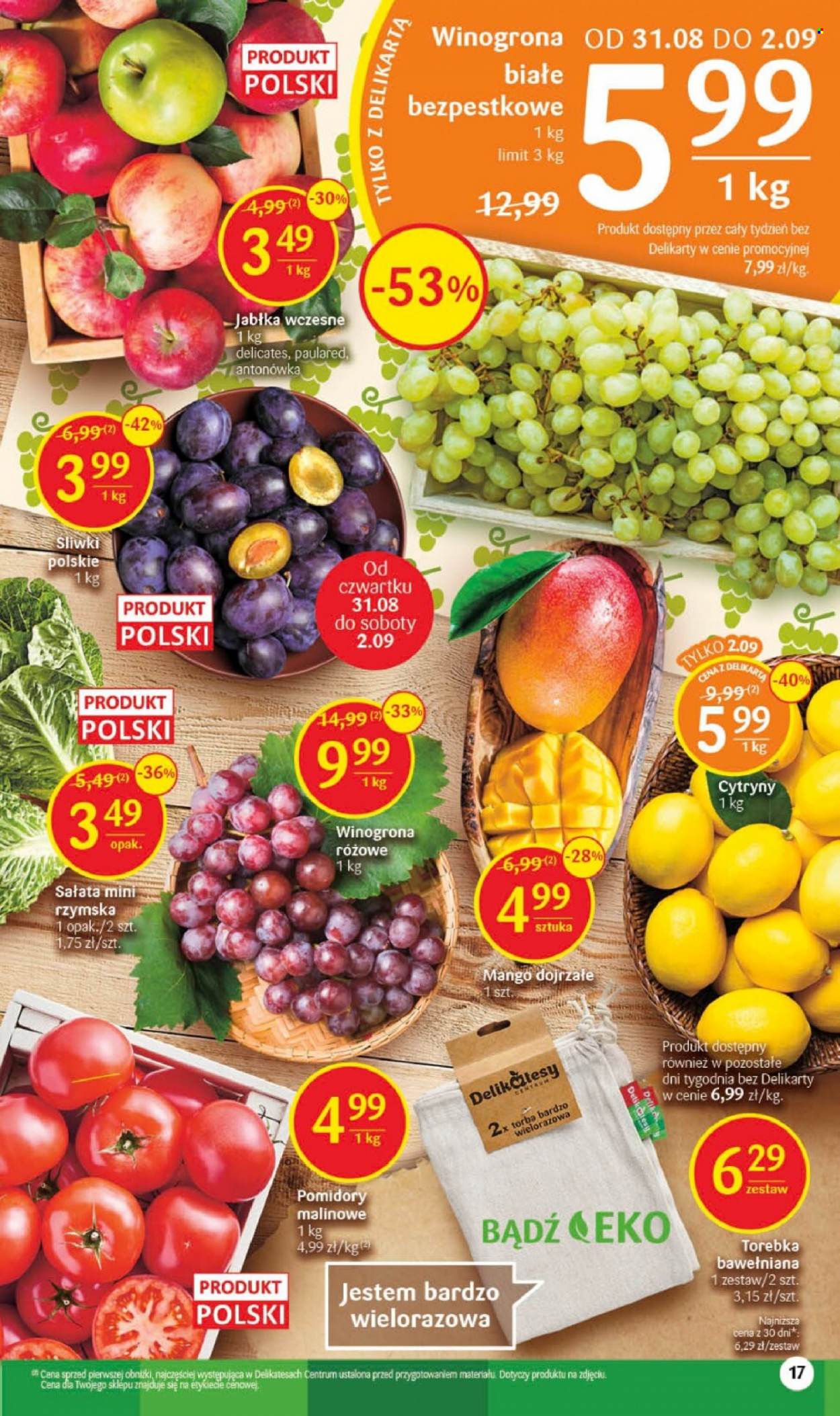 Gazetka Delikatesy Centrum - 31.08.2023 - 6.09.2023. Strona 17