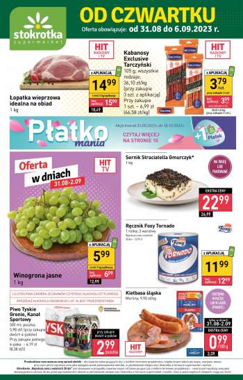 Gazetka Stokrotka Supermarket - 31.08.2023 - 6.09.2023.