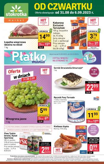 Gazetka Stokrotka Market - 31.08.2023 - 6.09.2023.