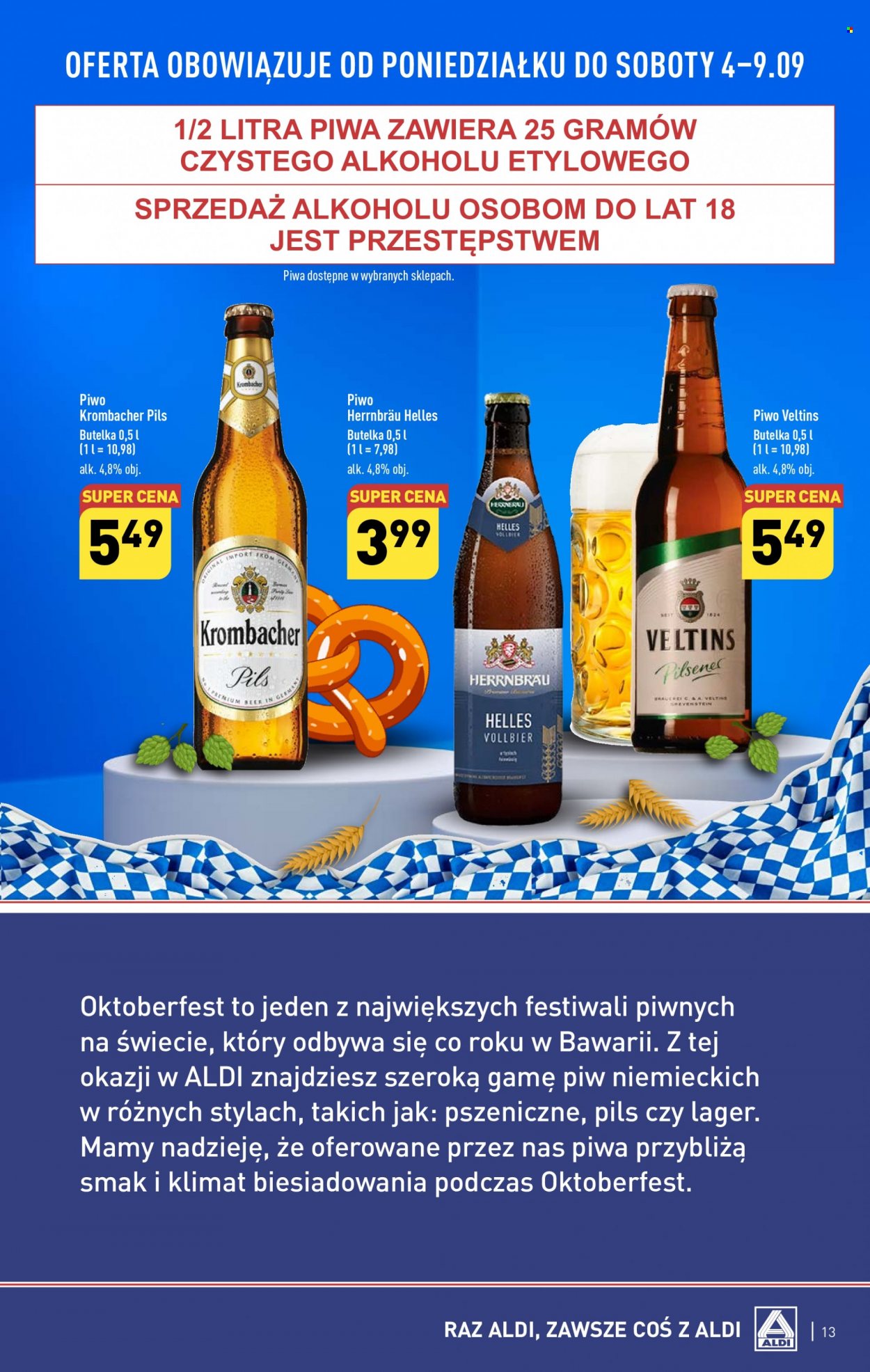 Gazetka ALDI - 4.09.2023 - 9.09.2023. Strona 13