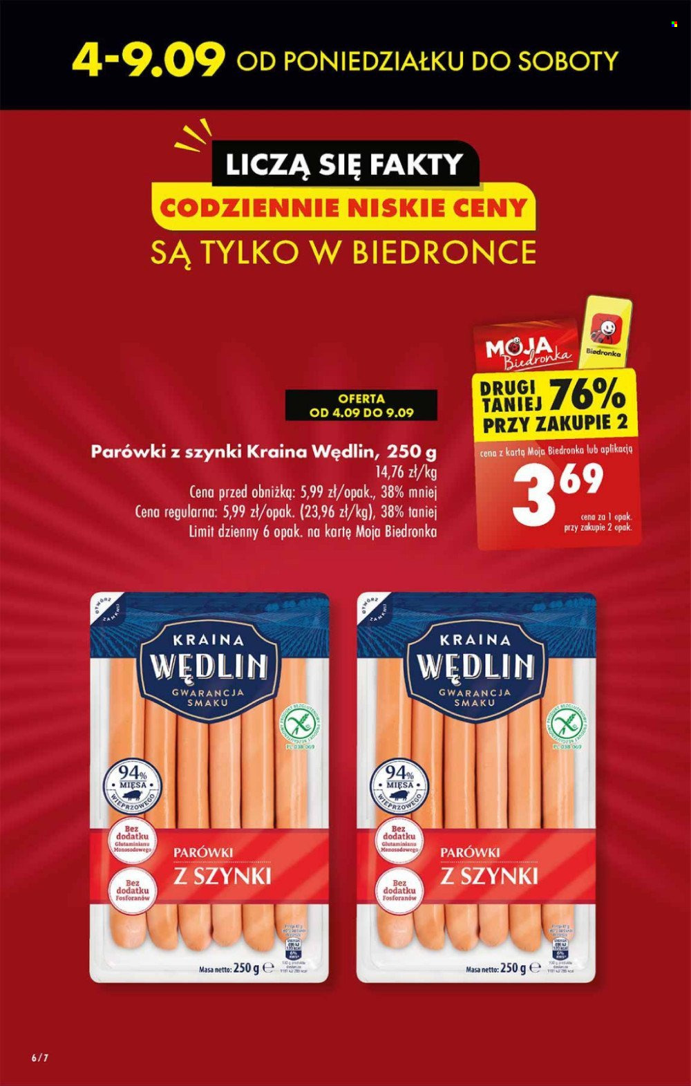 Gazetka Biedronka - 4.09.2023 - 9.09.2023. Strona 6